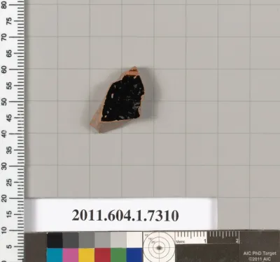 Terracotta fragment of a kylix (drinking cup)