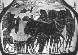 AMPHORA, BELLY, TYPE A (ATHENIAN, BLACK-FIGURE)