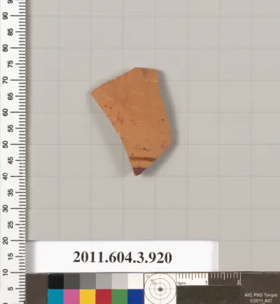 Terracotta fragment of a lekythos (oil flask)