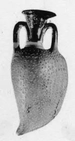 FIGURE VASE, AMPHORISKOS (ATHENIAN, BLACK GLAZE)