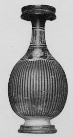 BOTTLE (SOUTH ITALIAN, GNATHIAN, BLACK GLAZE)