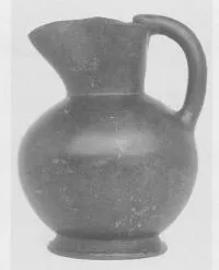 OINOCHOE (ETRUSCAN, BUCCHERO)