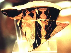 KRATER, VOLUTE, FRAGMENT (ATHENIAN, RED-FIGURE)