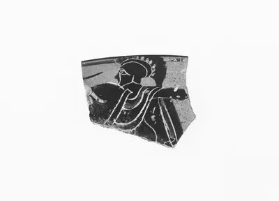 Attic Black-Figure Eye Cup Fragment