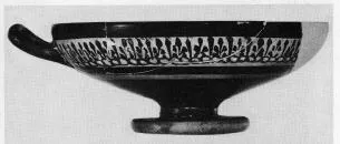 CUP, LITTLE MASTER BAND (ATHENIAN, BLACK-FIGURE)