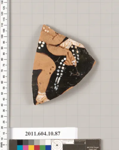 Terracotta fragment of a closed shape
