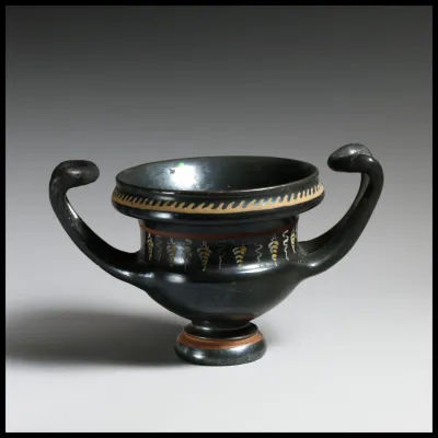 Terracotta cup-skyphos (drinking cup)