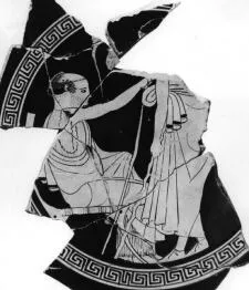 CUP, FRAGMENT (ATHENIAN, RED-FIGURE)