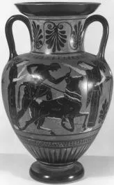 AMPHORA, NECK (ATHENIAN, BLACK-FIGURE)
