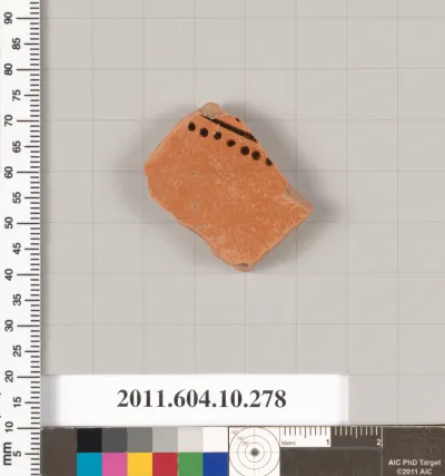 Terracotta fragment of an undetermined shape