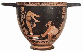 SKYPHOS (SOUTH ITALIAN, PAESTAN, RED-FIGURE)