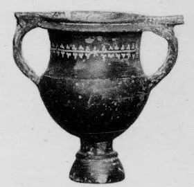 KRATER (SOUTH ITALIAN, CAMPANIAN, BLACK GLAZE)