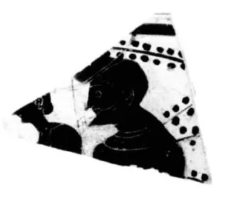 CUP, FRAGMENT (ATHENIAN, BLACK-FIGURE)