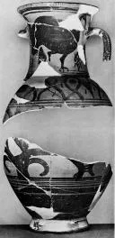 AMPHORA, NECK, FRAGMENTS (PROTOATTIC, SILHOUETTE)