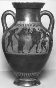 AMPHORA, BELLY, TYPE B (ATHENIAN, BLACK-FIGURE)