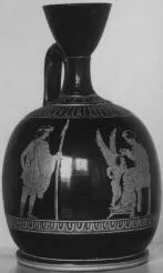 LEKYTHOS, SQUAT (ATHENIAN, RED-FIGURE)