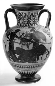 AMPHORA, NECK (ATHENIAN, BLACK-FIGURE)