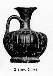 LEKYTHOS, SQUAT (SOUTH ITALIAN, CAMPANIAN, BLACK GLAZE)