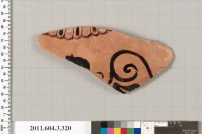 Terracotta fragment of a neck-amphora (jar)