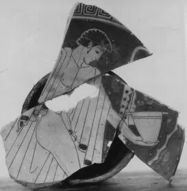 CUP, FRAGMENT (ATHENIAN, RED-FIGURE)