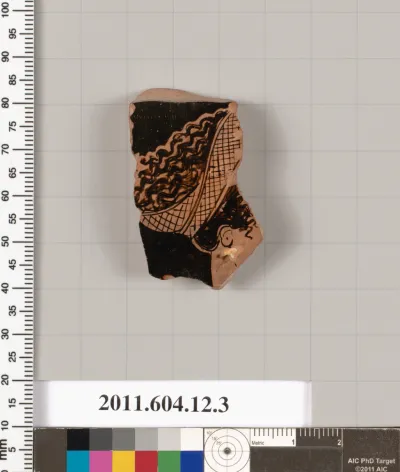 Terracotta fragment of a closed shape