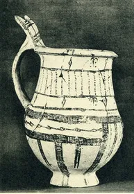 JUG (CYPRIOT, BRONZE AGE, WHITE SLIP WARE)