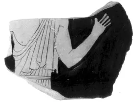 LEKYTHOS, FRAGMENT (ATHENIAN, RED-FIGURE)