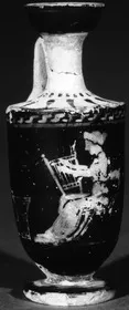 LEKYTHOS (ATHENIAN, BLACK-FIGURE)