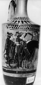 LEKYTHOS (ATHENIAN, BLACK-FIGURE)