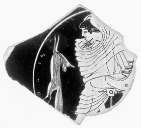 CUP, FRAGMENT (ATHENIAN, RED-FIGURE)