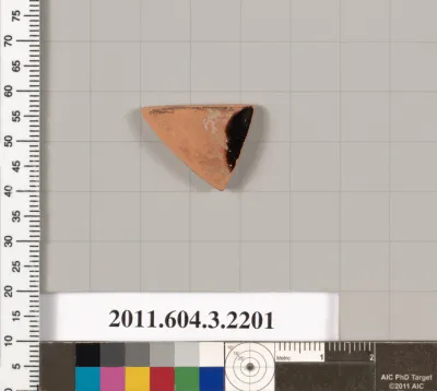 Terracotta fragment of a kylix (drinking cup)
