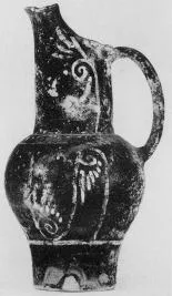 OINOCHOE (ETRUSCAN, BLACK GLAZE)