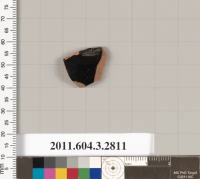 Terracotta fragment of a rhyton (vase for libations or drinking)?