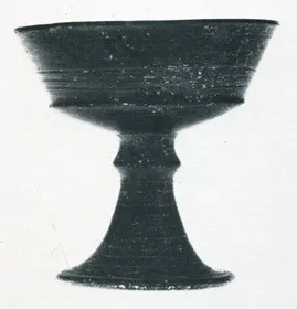 CHALICE (ETRUSCAN, BUCCHERO)