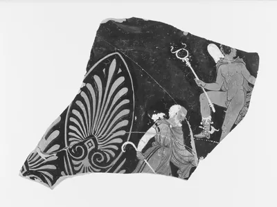 Apulian Red-Figure Volute Krater Fragment