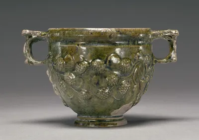 Lead-Glazed Skyphos