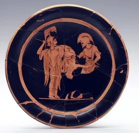 PLATE (ATHENIAN, RED-FIGURE)