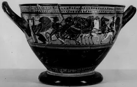 SKYPHOS (ATHENIAN, BLACK-FIGURE)