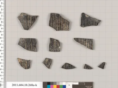 Terracotta fragments of an undetermined shape