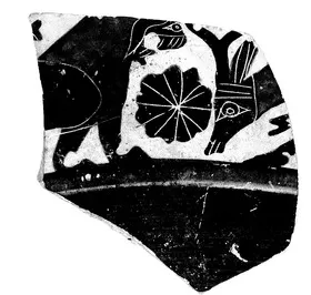 OINOCHOE (?), FRAGMENT (CORINTHIAN, BLACK-FIGURE)
