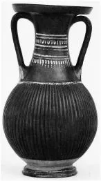 PELIKE (SOUTH ITALIAN, GNATHIAN, BLACK GLAZE)