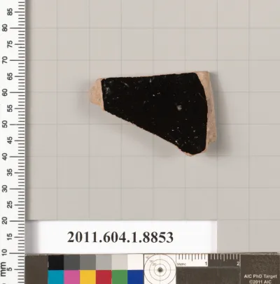 Terracotta fragment of a kylix (drinking cup)