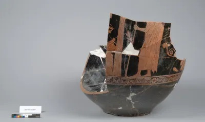 Terracotta fragment of a bell-krater (bowl for mixing wine and water)