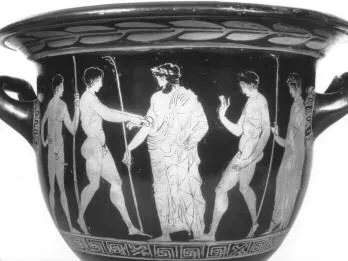 KRATER, BELL (ATHENIAN, RED-FIGURE)