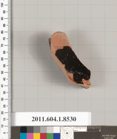 Terracotta fragment of a stemless kylix (drinking cup)