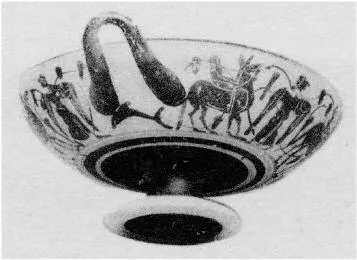 CUP (ATHENIAN, BLACK-FIGURE)