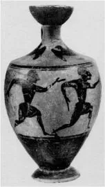 LEKYTHOS (ATHENIAN, BLACK-FIGURE)