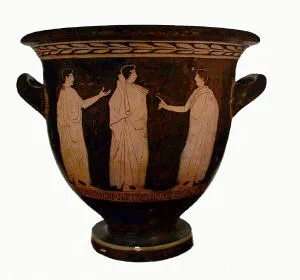 KRATER, BELL (ATHENIAN, RED-FIGURE)