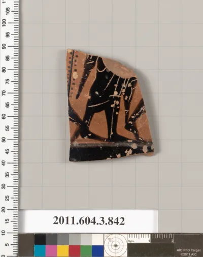 Terracotta fragment of a lekythos (oil flask)