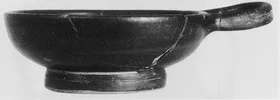 CUP (ATHENIAN, BLACK GLAZE)